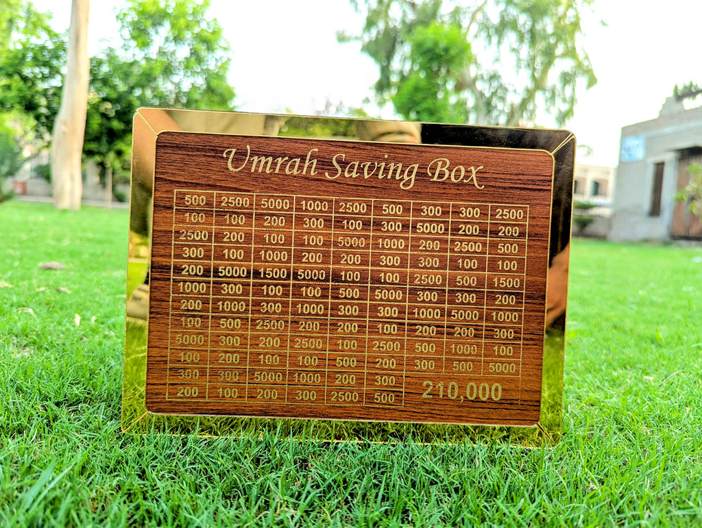"Journey to Makkah- Umrah Saving Box""
